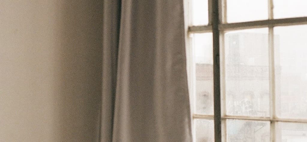 Soft light through a curtain